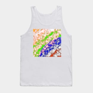 Colorful abstract glitter sparkle art design Tank Top